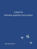 Linked list interview questions and answers