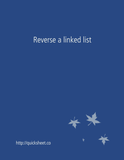 Reverse a linked list