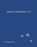 Operator overloading in C#