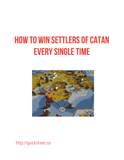 Settlers of Catan Strategy: How to Win Settlers of Catan Every Single Time